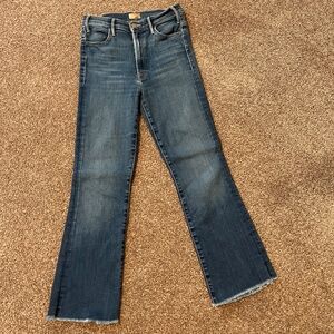 MOTHER Women's Dark Blue Flared Jeans